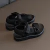 Сандалии детские сандалии летняя спортивная квартира удобная мальчики пляжные сандалии детские девочки для малышей сандалии маленькая девочка обувь SMG103 230412