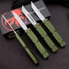 8.07" Micro tech Navy Automatic Knife 3.14" D2 Steel Blade T6-6061 aluminum alloy Handle Camping Outdoor Tactical Combat Self-defense Knives EDC Pocket AUTO Knife