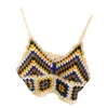 Damestanks H9ed Ethnic Crochet Colorblock Geometrisch mini-vest Out-wear voor vrouwen gebreide spaghetti-riem V-hals Camisole Crop Top