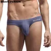 Onderbroek Brave Person Mens sexy ondergoed mannelijke katoenen briefs u convex zakje onderbroek grote penis zakje mannelijk slipje b1130 w0412