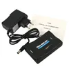 Freeshipping 1080P H-DM-I a SCART Video Audio Convertidor exclusivo Adaptador de señal AV Receptor HD TV DVD EE. UU./UE Enchufe de alimentación Fvnqd