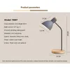 Lampes de bureau Lampe de table créative en bois Nordic Flex Lampe de bureau Art Simple LED E27 Lumières / Protection des yeux Lecture Salon Chambre Décor à la maison P230412