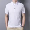 Men's Polos Summer Top Short Sleeve T-shirt Men's Polo Zipper Dress with Polo Collar Three way Cotton Button Breathable Breathability 230412