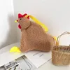 Sacs de rangement en peluche sac à bandoulière mignon dessin animé poulet sac à bandoulière fête travail voyage cartable pour femmes filles Style Animal