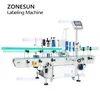 ZONESUN Wrap Around Labeler for Fire Extinguisher Big Cylindrical Containers Commercial Labeling Machine Solution ZS-TB400