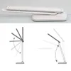 Skrivbordslampor Smarttelefon laddningslampa ABS Folding Touch Control LED DESCH LAMP TABLAMP Dimbar Touch Reading Lamp Hushåll Belysning P230412