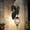 Wall Lamp European Resin Carving Sheepskin Animal Craft Antlers Sconce Bar Living Room Decoration Bedroom Led Mirror Lights