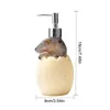 Dispenser di sapone liquido Creativo a forma di dinosauro Bottiglia di lozione Disinfettante per le mani Bagno Shampoo Gel doccia s Vuoto s 230411