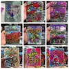 laser packaging bags hologram packets mylar 3.5g storage holographic plastic candy runtz breezy garden stand up pack package packing bag