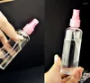 Garrafas de armazenamento 100ml atomização spray garrafa recarregável pequena rega pode plástico sub-engarrafamento cosméticos 200pcs