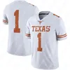 Maillot de football Quinn Ewers Texas Longhorns Bijan Robinson Arch Manning Xavier Digne Jaylan Ford DeMarvion Surmonté Barryn Sorrell Sam Ehlinger Vince Young