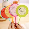 4st/Lot Kawaii Fan Style Style Fresh Fruit Design Ballpoint Pen Ball Funny Students 'Gift Kids' Toy Office School Supplies