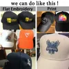 Ball Caps Custom Вышитые бейсболки для мужчин Женская шляпа Custom Men's Snapbk Вышивая вышиваемая печать текстовый дизайн Trucker Mesh Hat P230412