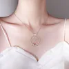 Mothers Day Birthday Gifts April May Birthstones Necklace for Women Love Heart Pendant Jewelry Wife
