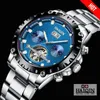 Нарученные часы haiqin reloj hombres наблюдает за мужчинами 2023 Top Mechanical Automatic Sport Watch военный турбильон