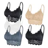 Yoga Outfit Mulheres 5 PC Bralette Esporte Acolchoado Lace Bandeau Bra Tube Top com alças e almofadas removíveis para respirável