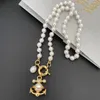 Choker Vintage Classic Exquisite Fashion Anchor Pearl Necklace