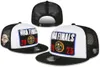 Denvers Nets 27 Murray 15 Jokic 22-23 2022-2023 Finales Campeones Vestuario 9FIFTY Sombrero Snapback Sombrero para el sol unisex Bordado de huesos Gorras al por mayor A04