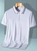 Męska polo letnie oddychająca bawełniana męska koszula polo z krótkim rękawem klasyczny solidny koszulka polo męska męska odzież Casual Golf Polo T-shirt plus size 7xl 8xl 230412