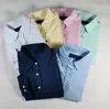 Spring Autumn Women's Designer Pony Shirt Casual Long Sleeve Cotton Oxford Lapel Polo Shirt Kvinnlig storlek S-XL