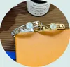 Modedesigner unisex 18k guldpläterad armband lyxig high end varumärke utskrift silver pläteringskedja armband kvinnor flickor bröllop smycken parti tillbehör