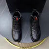 Top marka Americas Cup High-Top Sneakers Buty Białe czarne skórzane haczyk i pętlowe swobodne spacery z sufortem motocyklowym buty hurtowe obuwie EU38-46