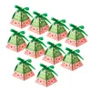 Confezioni regalo Scatole per biscotti per feste Creatività Piramide Durevole 10 pezzi / set Sacchetto pieghevole per caramelle natalizie da 10 pezzi