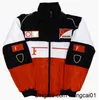 Vestes pour hommes costume de course F1 2022 nouvelle veste rembourrée en coton d'équipe entièrement brodée spot sa 4123