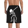 Shorts pour hommes Maillots de bain pour hommes Squelette Crâne Dab Step Hommes Trunks Maillot de bain Beach Wear Boardshorts