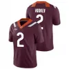 Dallan Wright Virginia Tech Hokies Football Jersey Nick Veltsistas J.R. Walker Grant Wells Dae'quan Wright Syade Mens Custom Virginia Tech Jerseys