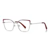 Sonnenbrille 0 -0,5 -0,75 bis -6,0 Rosagoldrahmen Cat Eye Minus Myopie Brille Damen 1,56 Asphärische Anti-Blaulicht-Rezeptbrille