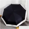 Paraplu's luxe winddichte paraplu Matic Sun Rain Folding Designer Drop Delivery Home Garden Huiskee Organisatie Gear Dh4to