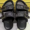 Designer shoes men women sandals unisex slippers Leather felt Sliders Outdoor Indoor Buckle Strap flats cork summer