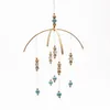 Mobiles Lit bébé Carillons éoliens Perles en bois Lit au plafond Cloches suspendues Enfants Chambre de bébé Décorations Filles nées Jouets Cadeaux 230411