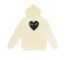 designer Men's Hoodies Com Des Garcons PLAY Sweatshirt CDG Black Multiheart Zip Up Hoodie XL Brand Black New b8NT#