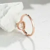 Anéis de banda simples arco-íris birthstone azul fogo opala anéis para mulheres cor ouro rosa anel redondo casamento bandas empilhamento anel fino je