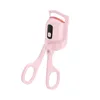 Mini Portable Electric Eyelash Curler Värmeabel Temperaturstyrd curlingögonfransar laddas med USB