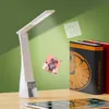 Bureaulampen LED-bureaulamp met Bluetooth-wekker Temperatuur Stepless diming USB-laad Nachtlicht Eye-bescherming Leeslampen P230412