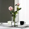 Vaser europeisk stil enkel vas kreativ ins glas blomma vardagsrum matbord hem dekoration transparent blommor hantverk vaser p230411