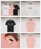 새로운 T 셔츠 디자이너 Tshirt 고급 남성 티셔츠 검은 흰색 컬러 글자 순수면 슬리밍 통기성 안티 필링 쇼트 슬리브 남성 여성 t 패션 레저#98