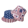 Nyhetsartiklar Star Striped Fisherman's Hat American Independence Day Party Fashion Sun Hats Pit For Women National Day 4 of July Party Decors Z0411
