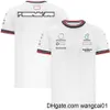 T-shirts pour hommes 2021 Saison d'été F1 Formule 1 Racing T-shirt à manches courtes Sports T-shirt à col rond avec la même personnalisation 4123