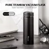 Pinkah Vacuum Insulated Water Bottle 550ml Double Wall Titanium Thermos Mug Outdoor Sports Travel Leak Proof Coffee Tea Cup 201204198L