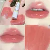 Rossetto gelatina di lucidalabbra che idrata gli strumenti di trucco coreana di lunga durata cosmetica in vetro sexy pigmentato per donne colorate