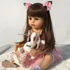 Dockor All Silicone Simulation Reborn Dolls Baby Children's Toys Clothes Can Changed Doll Children's Toys Silicone Baby Doll 231110