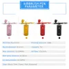 Airbrush Tattoo Supplies Tragbares wiederaufladbares Mini-Luftkompressor-Kit AirBrush Farbspritzpistole Airbrush für Nail Art Tattoo Craft Cake Fog Mist Sprayer 230411