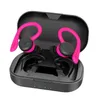 BE1302 TWS Zwemmen Waterdichte Bluetooth oortelefoon Dual Wear Style Sport Wireless Headset IPX7 Earbuds Stereo 20 uur Speeltijd