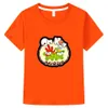 Футболки веревка ом nom Frog Cartoon Cartoon Feetk Game Kids Top Mabs Clothing Дети девочки летняя футболка с коротким рукавом 100% хлопок 230412