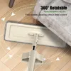 Magic Self Claening Squeeze Mop Microfiber Spin and Go Flat for Washing Floor Home Cleaning Tool Badilltillbehör 210830224V