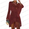 Casual Dresses New Beach Cover Up Crochet For Women Knitted Tassel Tie Beachwear Summer Fashion Swimsuit Cover Up Sexy See-through Beach Dress T230412